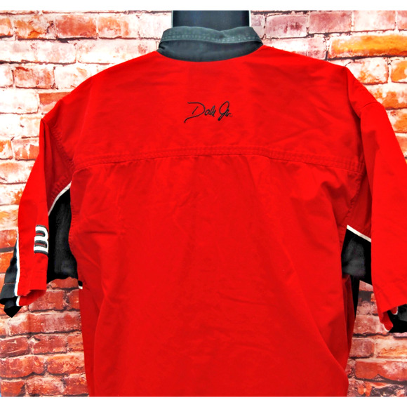 Bud Racing Dale Earnhardt Jr. #8 Shirt Mens 2XL Red Winners Circle NASCAR Collar - Picture 7 of 7